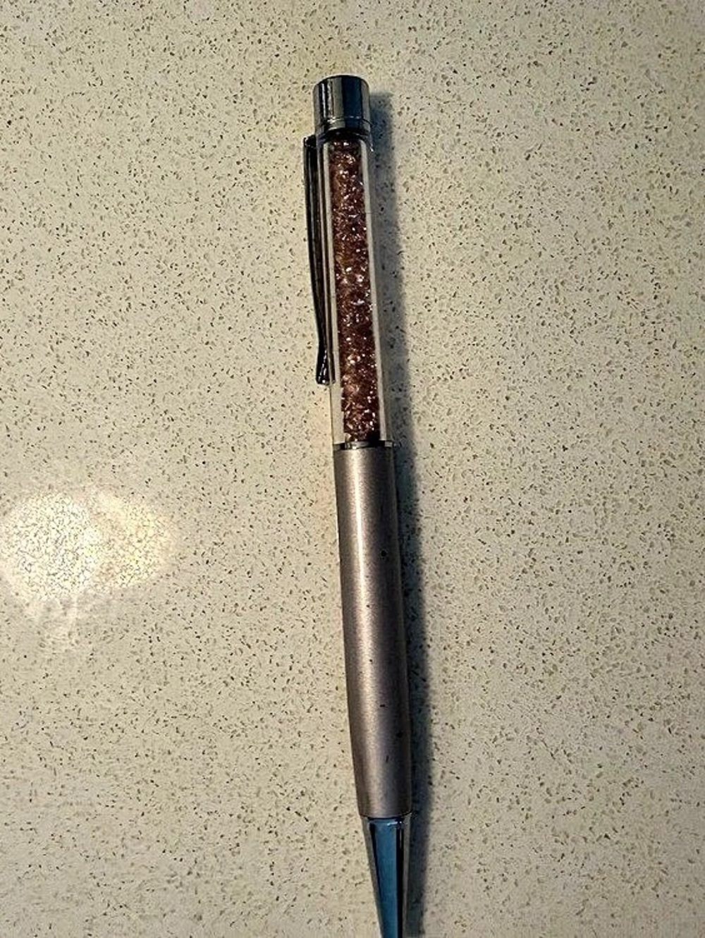 Swarovski Crystalline Ballpoint Pen Silver & Pink